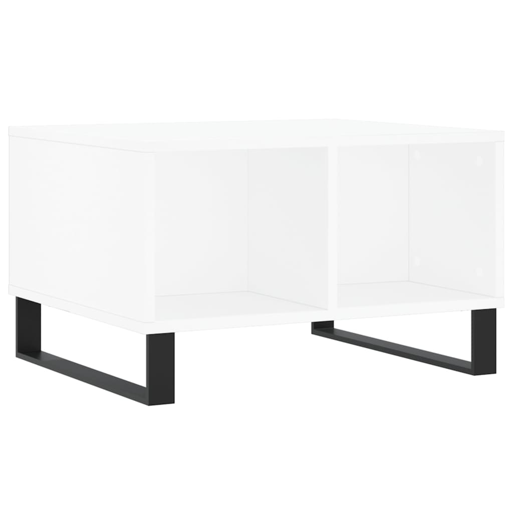 vidaXL Coffee Table White 60x50x36.5 cm Engineered Wood 6