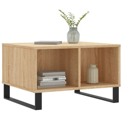 vidaXL Coffee Table Sonoma Oak 60x50x36.5 cm Engineered Wood 3