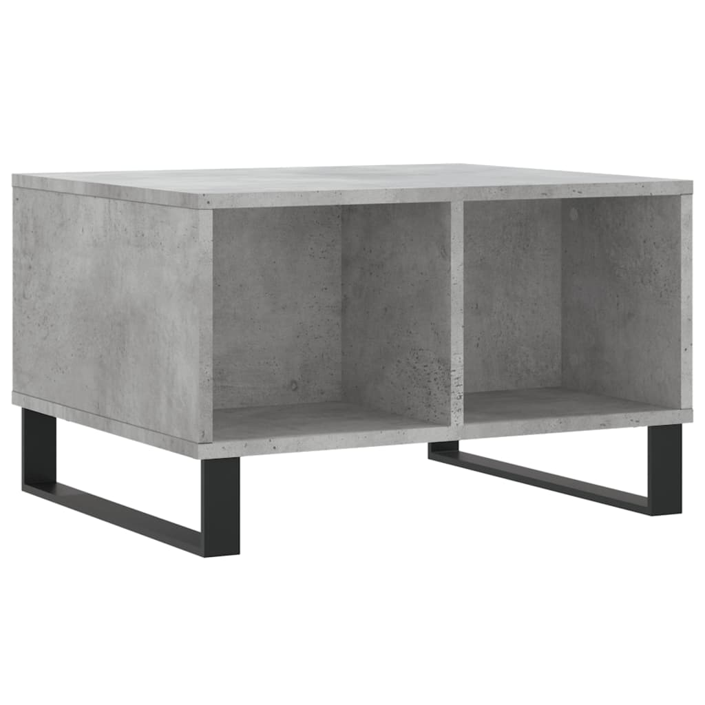 vidaXL Coffee Table Concrete Grey 60x50x36.5 cm Engineered Wood 2
