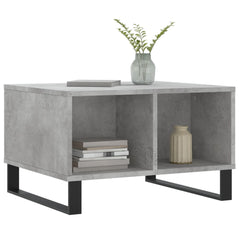 vidaXL Coffee Table Concrete Grey 60x50x36.5 cm Engineered Wood 3