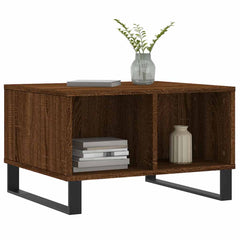 vidaXL Coffee Table Brown Oak 60x50x36.5 cm Engineered Wood 3