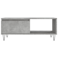 vidaXL Coffee Table Concrete Grey 90x50x36.5 cm Engineered Wood 5