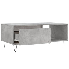 vidaXL Coffee Table Concrete Grey 90x50x36.5 cm Engineered Wood 6