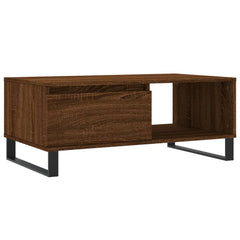 vidaXL Coffee Table Brown Oak 90x50x36.5 cm Engineered Wood 2