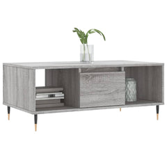 vidaXL Coffee Table Grey Sonoma 90x50x36.5 cm Engineered Wood 3
