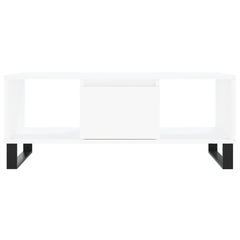 vidaXL Coffee Table White 90x50x36.5 cm Engineered Wood 5