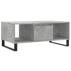 vidaXL Coffee Table Concrete Grey 90x50x36.5 cm Engineered Wood 2