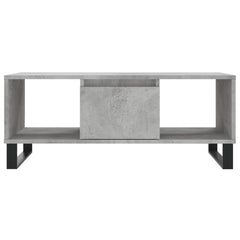 vidaXL Coffee Table Concrete Grey 90x50x36.5 cm Engineered Wood 5