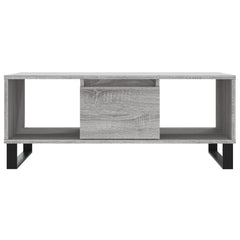 vidaXL Coffee Table Grey Sonoma 90x50x36.5 cm Engineered Wood 5