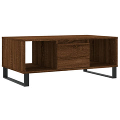 vidaXL Coffee Table Brown Oak 90x50x36.5 cm Engineered Wood 2