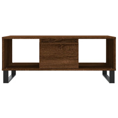 vidaXL Coffee Table Brown Oak 90x50x36.5 cm Engineered Wood 5