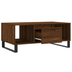 vidaXL Coffee Table Brown Oak 90x50x36.5 cm Engineered Wood 6
