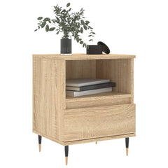 vidaXL Bedside Cabinets 2 pcs Sonoma Oak 40x35x50 cm Engineered Wood 3