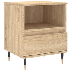 vidaXL Bedside Cabinets 2 pcs Sonoma Oak 40x35x50 cm Engineered Wood 5