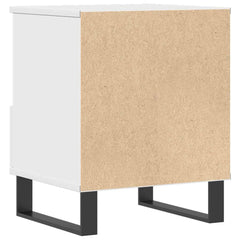 vidaXL Bedside Cabinets 2 pcs White 40x35x50 cm Engineered Wood 6