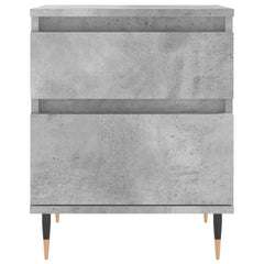 vidaXL Bedside Cabinet Concrete Grey 40x35x50 cm Engineered Wood 3