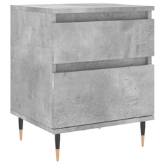 vidaXL Bedside Cabinets 2 pcs Concrete Grey 40x35x50 cm Engineered Wood 5