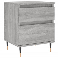 vidaXL Bedside Cabinets 2 pcs Grey Sonoma 40x35x50 cm Engineered Wood 3