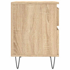 vidaXL Bedside Cabinet Sonoma Oak 40x35x50 cm Engineered Wood 6