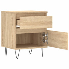 vidaXL Bedside Cabinets 2 pcs Sonoma Oak 40x35x50 cm Engineered Wood 5