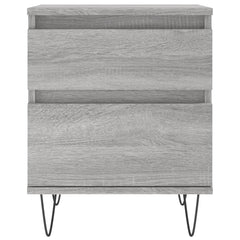 vidaXL Bedside Cabinets 2 pcs Grey Sonoma 40x35x50 cm Engineered Wood 4