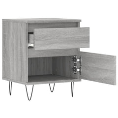 vidaXL Bedside Cabinets 2 pcs Grey Sonoma 40x35x50 cm Engineered Wood 5