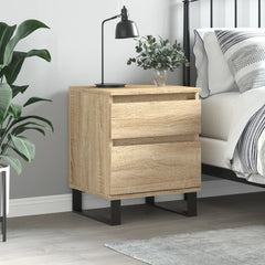vidaXL Bedside Cabinet 40x35x50 cm Engineered Wood