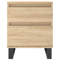 vidaXL Bedside Cabinets 2 pcs Sonoma Oak 40x35x50 cm Engineered Wood 4
