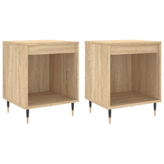 vidaXL Bedside Cabinets 2 pcs Sonoma Oak 40x35x50 cm Engineered Wood 2