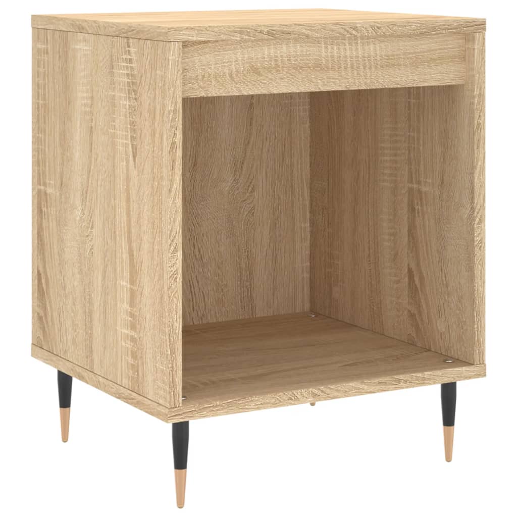 vidaXL Bedside Cabinets 2 pcs Sonoma Oak 40x35x50 cm Engineered Wood 4