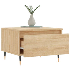 vidaXL Coffee Tables 2 pcs Sonoma Oak 50x46x35 cm Engineered Wood 4