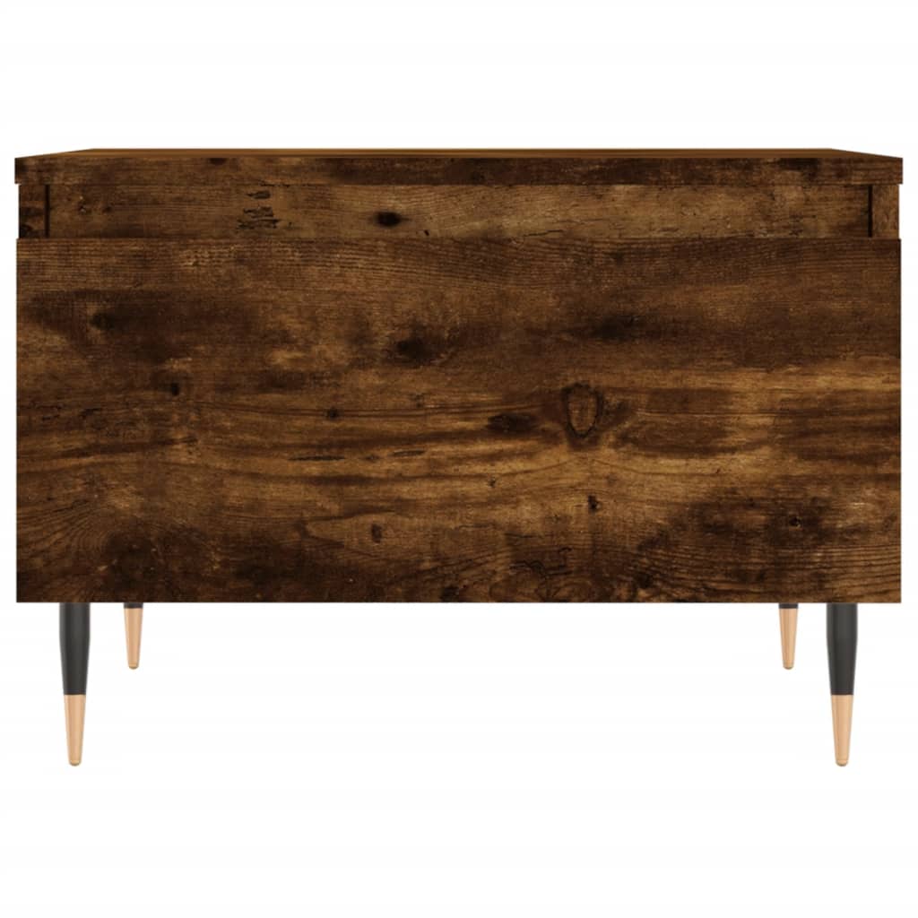 vidaXL Coffee Tables 2 pcs Smoked Oak 50x46x35 cm Engineered Wood 6