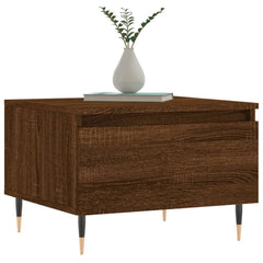 vidaXL Coffee Tables 2 pcs Brown Oak 50x46x35 cm Engineered Wood 3