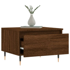 vidaXL Coffee Tables 2 pcs Brown Oak 50x46x35 cm Engineered Wood 4