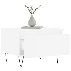 vidaXL Coffee Tables 2 pcs White 50x46x35 cm Engineered Wood 4