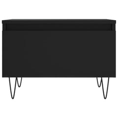 vidaXL Coffee Tables 2 pcs Black 50x46x35 cm Engineered Wood 6