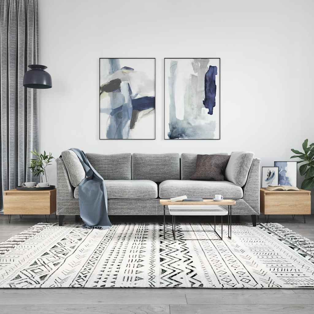 vidaXL Coffee Tables 2 pcs Sonoma Oak 50x46x35 cm Engineered Wood 1