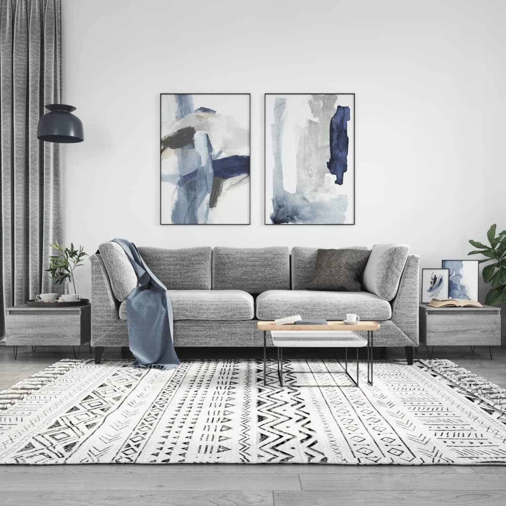 vidaXL Coffee Tables 2 pcs Grey Sonoma 50x46x35 cm Engineered Wood 1