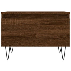 vidaXL Coffee Tables 2 pcs Brown Oak 50x46x35 cm Engineered Wood 6