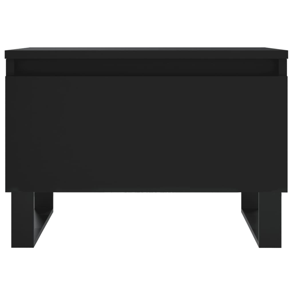 vidaXL Coffee Tables 2 pcs Black 50x46x35 cm Engineered Wood 6