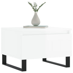 vidaXL Coffee Tables 2 pcs High Gloss White 50x46x35 cm Engineered Wood 3