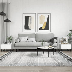 Coffee Tables Engineered Wood in High Gloss White