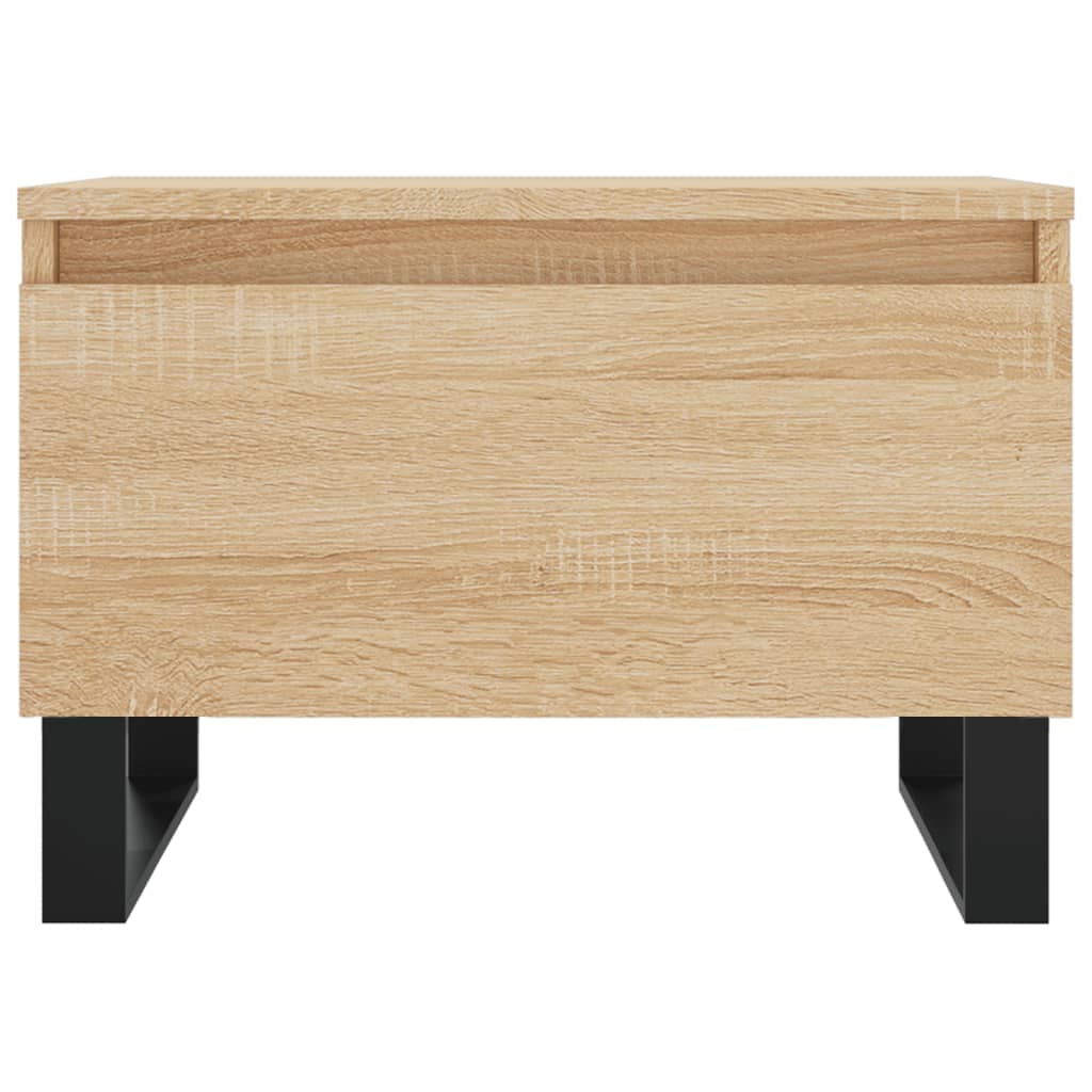 vidaXL Coffee Tables 2 pcs Sonoma Oak 50x46x35 cm Engineered Wood 6