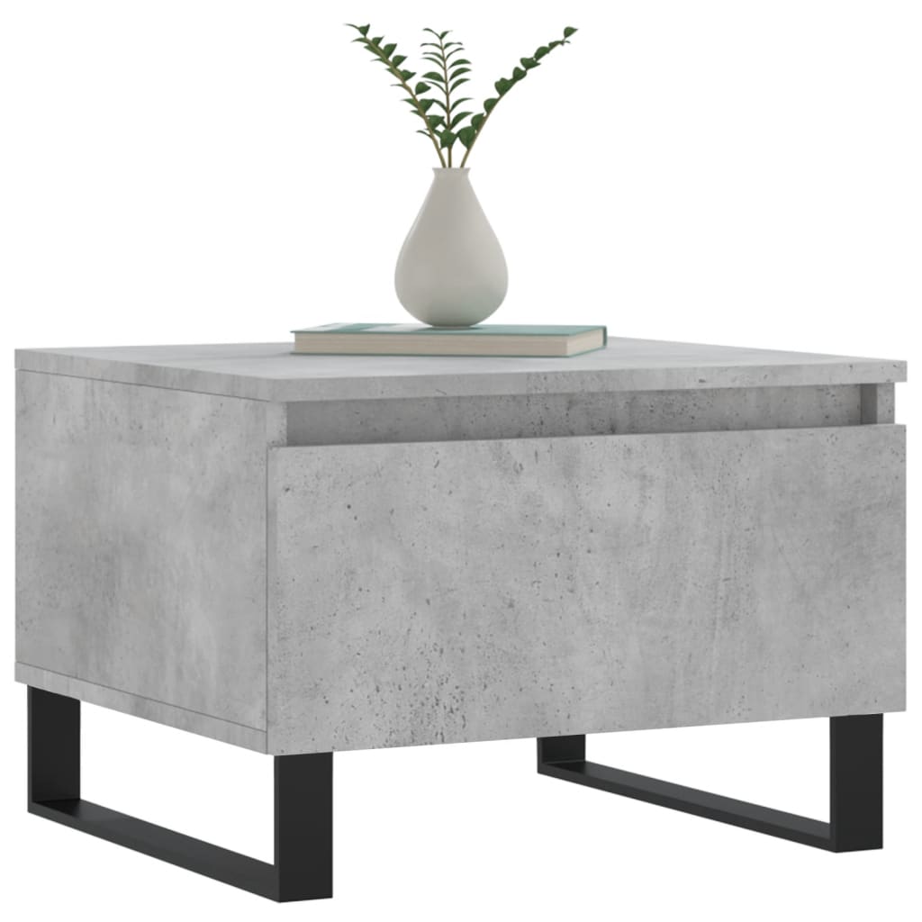 vidaXL Coffee Tables 2 pcs Concrete Grey 50x46x35 cm Engineered Wood 3