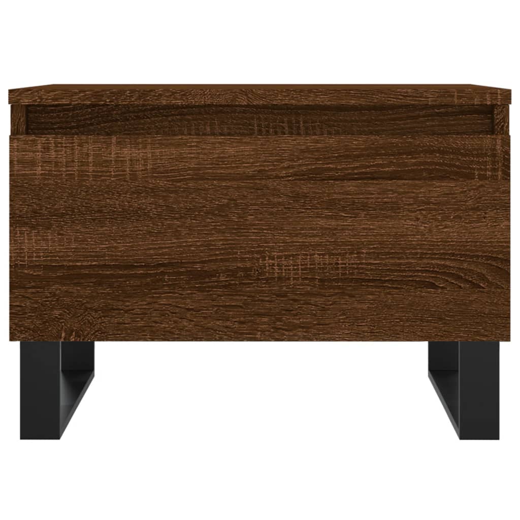 vidaXL Coffee Tables 2 pcs Brown Oak 50x46x35 cm Engineered Wood 6