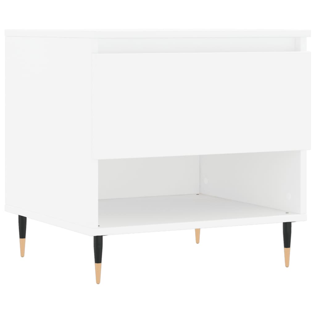 vidaXL Coffee Tables 2 pcs White 50x46x50 cm Engineered Wood 5