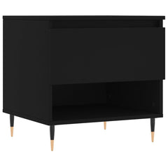 vidaXL Coffee Tables 2 pcs Black 50x46x50 cm Engineered Wood 5