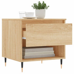 vidaXL Coffee Tables 2 pcs Sonoma Oak 50x46x50 cm Engineered Wood 4