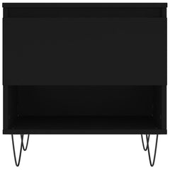vidaXL Coffee Tables 2 pcs Black 50x46x50 cm Engineered Wood 6