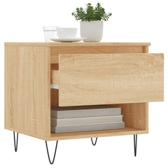 vidaXL Coffee Tables 2 pcs Sonoma Oak 50x46x50 cm Engineered Wood 4